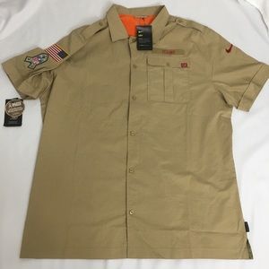 Nike Houston Texans Salute to Service Button up XL